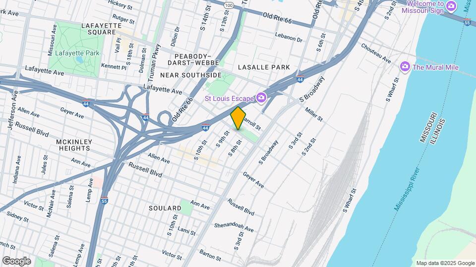 812 Lafayette Ave Map and Location Details