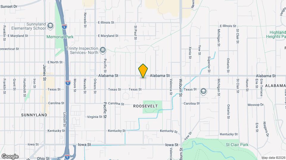 2431 Toledo St Map and Location Details