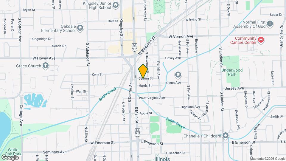 705 Cullom St Map and Location Details