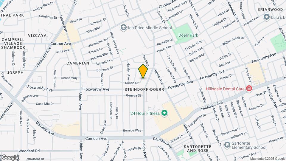 2888 Rustic Dr Map and Location Details