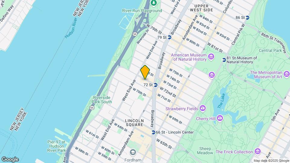 238 W 72nd St Map and Location Details