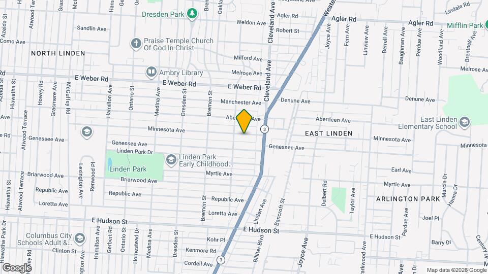1653 Minnesota Ave Map and Location Details
