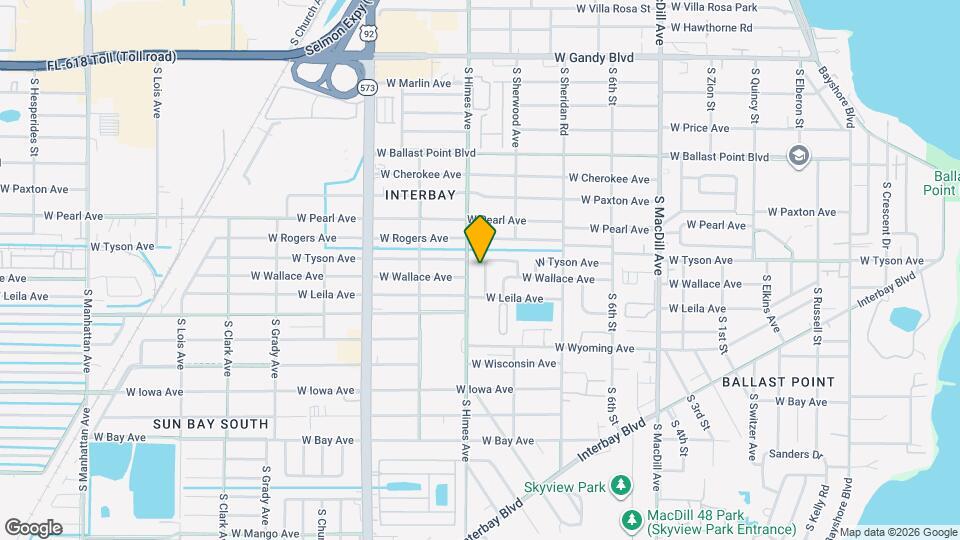 5405 S Martin Ave Map and Location Details