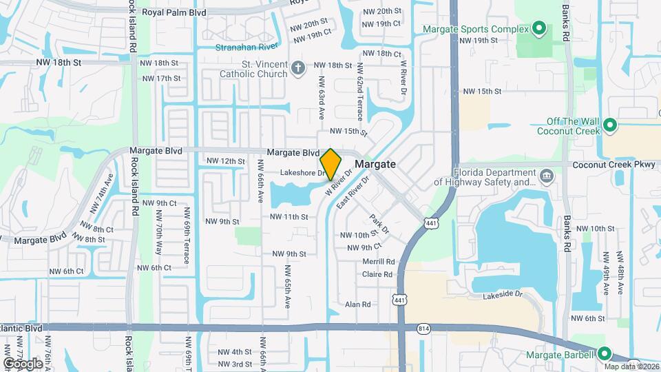 1235 W River Dr Mapa y Detalles de la Ubicación