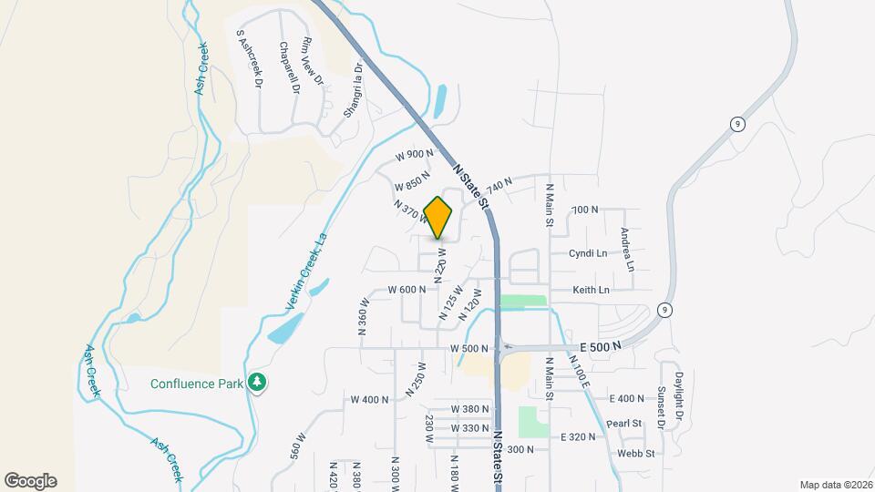 232 W 665 N Map and Location Details