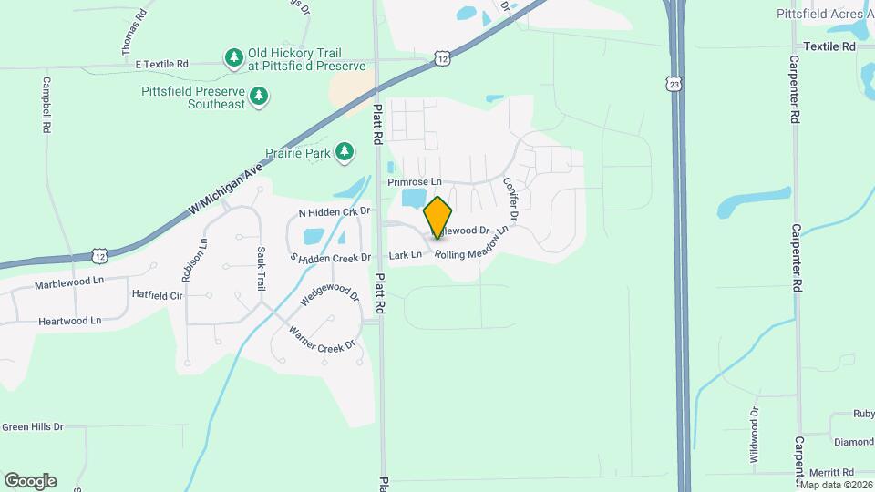 4141 Rolling Meadow Ln Map and Location Details