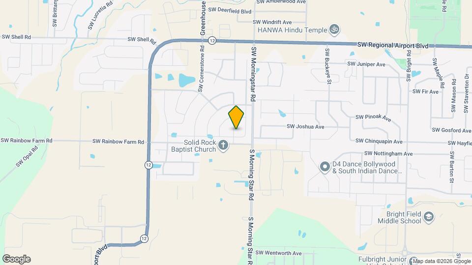 4403 SW Eggersway Pl Map and Location Details