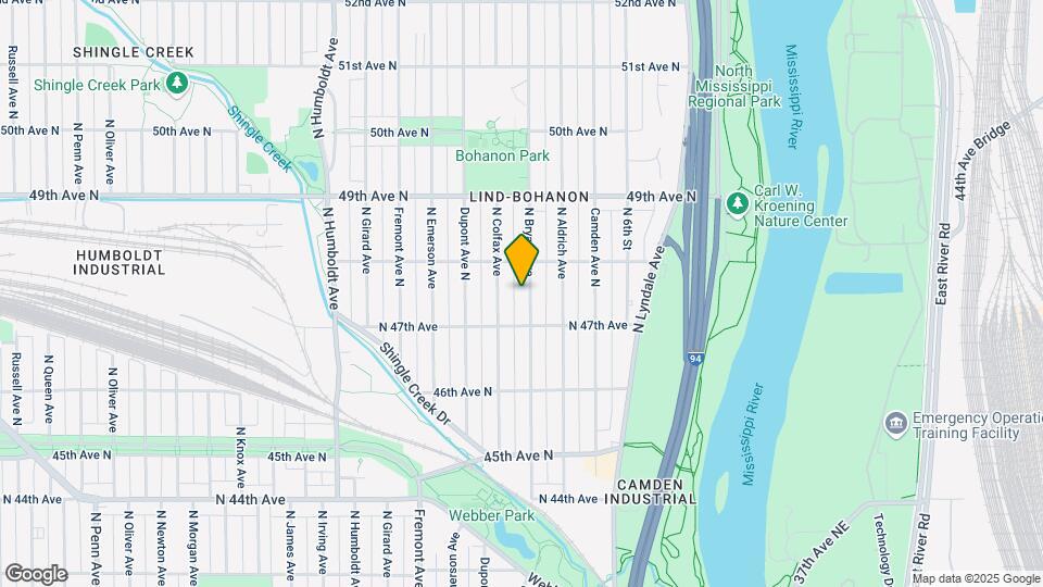 4731 N Bryant Ave Map and Location Details