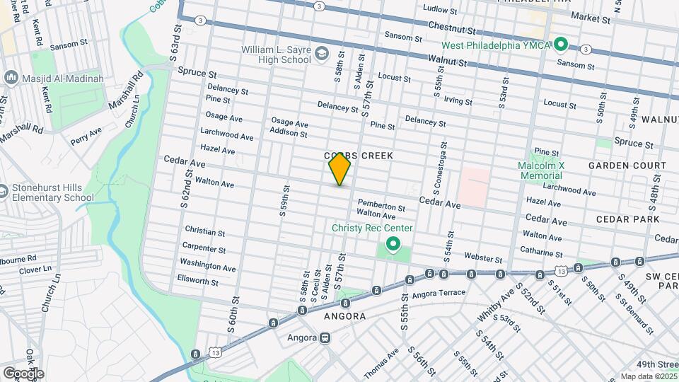 5722 Cedar Ave Map and Location Details
