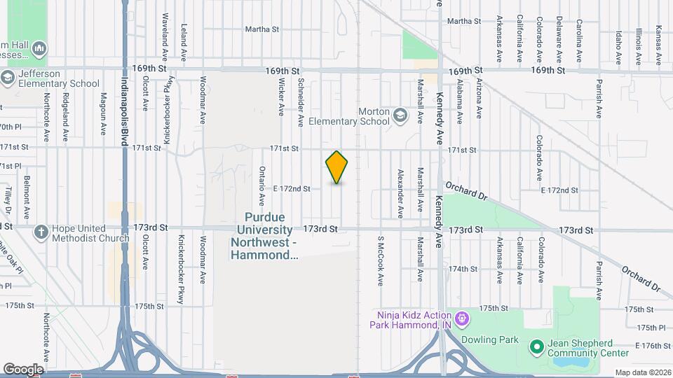 7204 Lindberg Ave Mapa y Detalles de la Ubicación