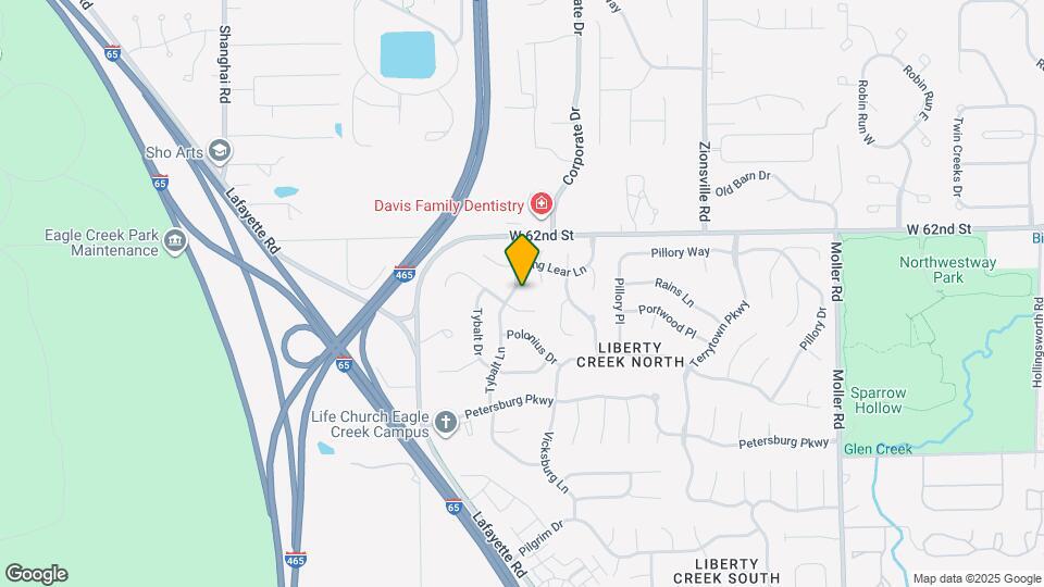 6111 Tybalt Ln Map and Location Details