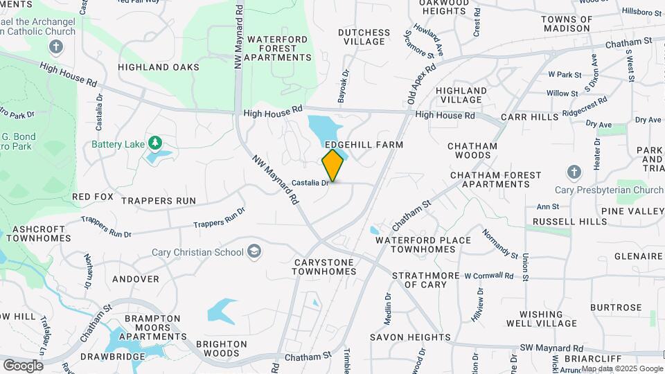 807 Castalia Dr Mapa y Detalles de la Ubicación