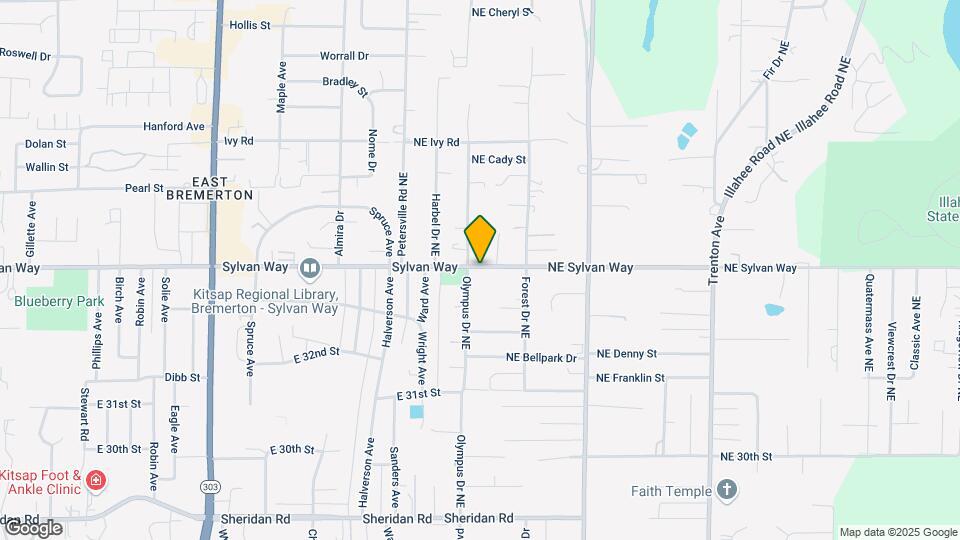 1911 NE Sylvan Way Map and Location Details