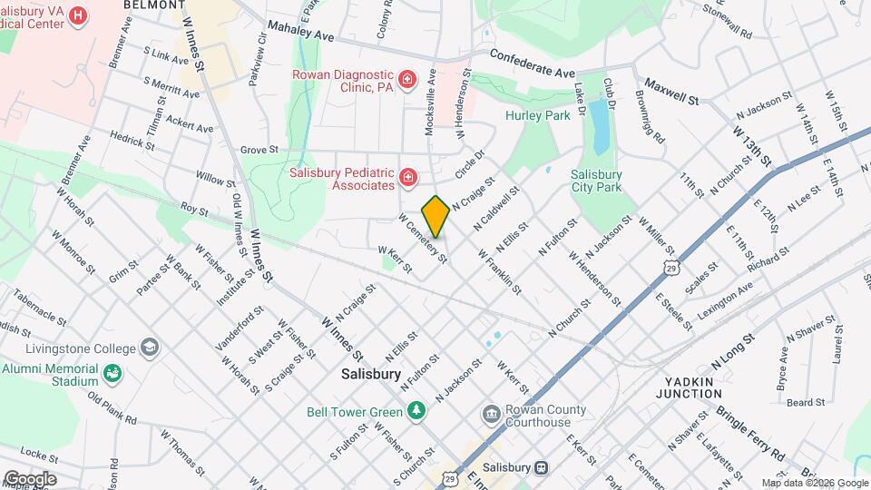 620 W Cemetery St Map and Location Details