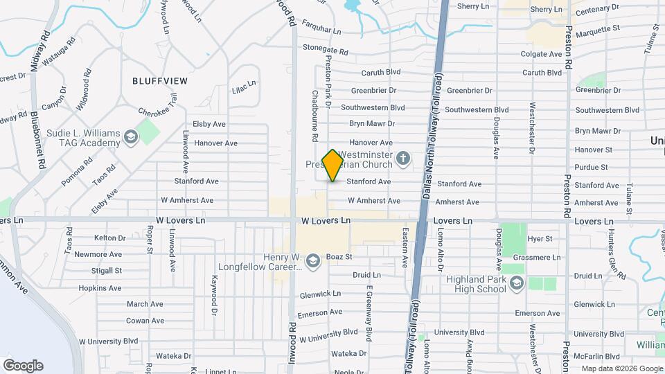 5506 Stanford Ave Map and Location Details