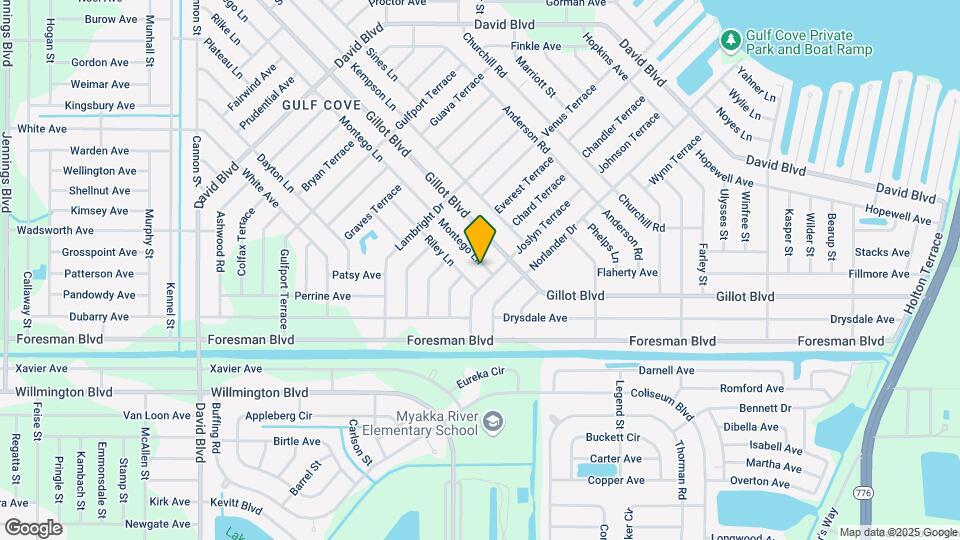 5585 Montego Ln Map and Location Details