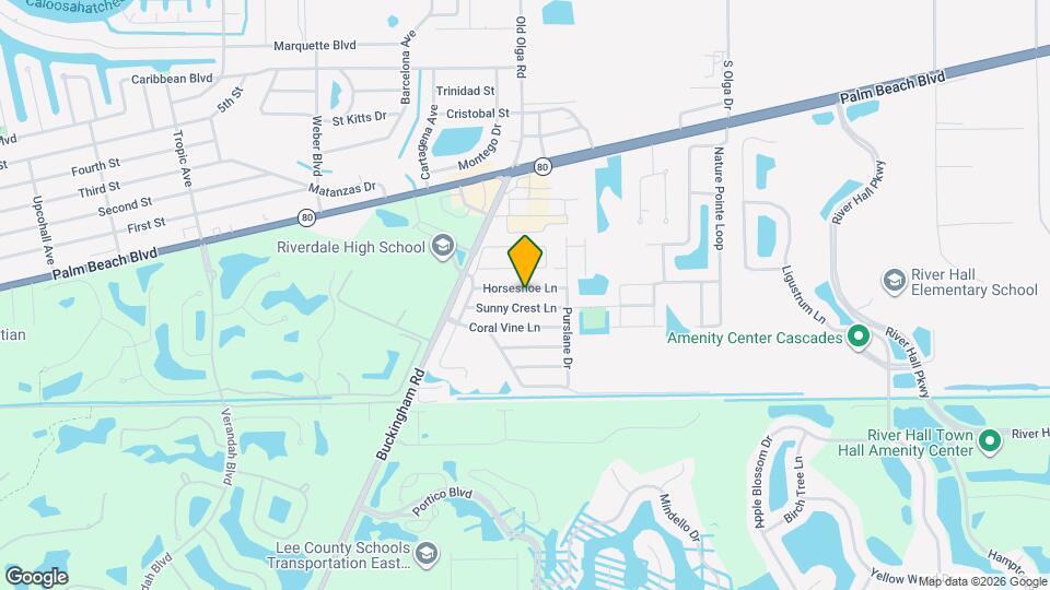 15562 Horseshoe Ln Map and Location Details