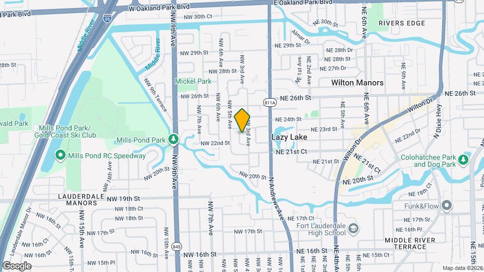 2216 NW 4th Ave Map and Location Details