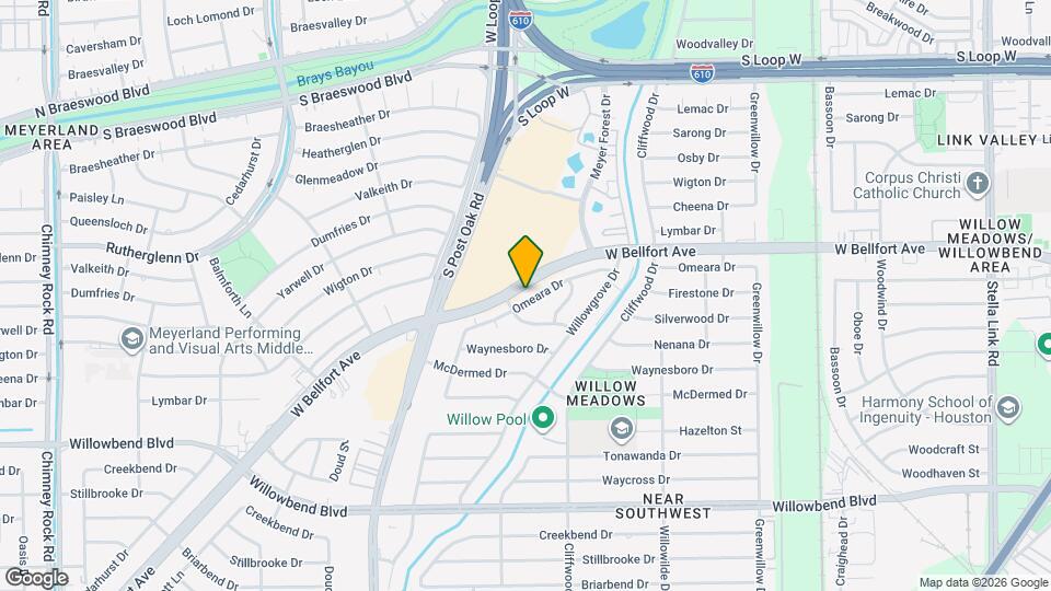 4726 Omeara Dr Map and Location Details