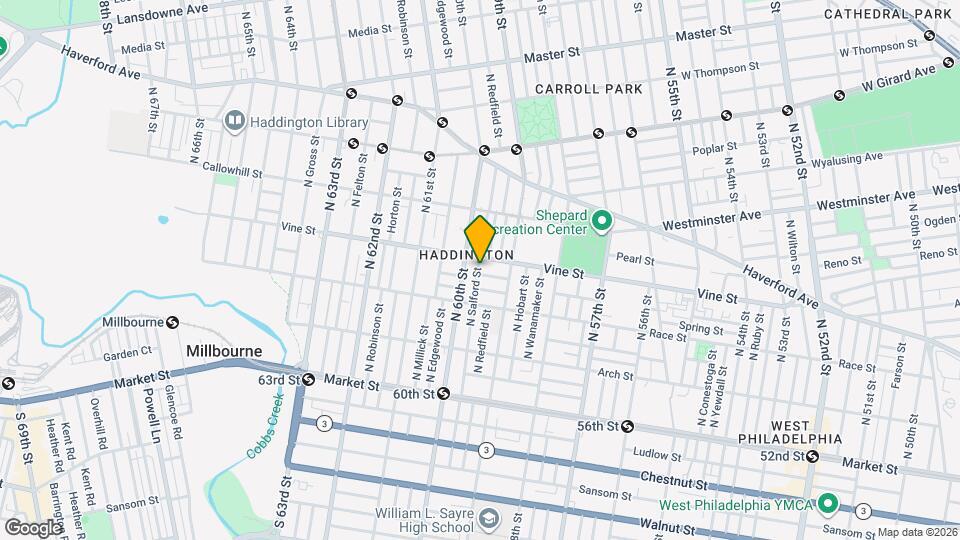 5943 Summer St Mapa y Detalles de la Ubicación