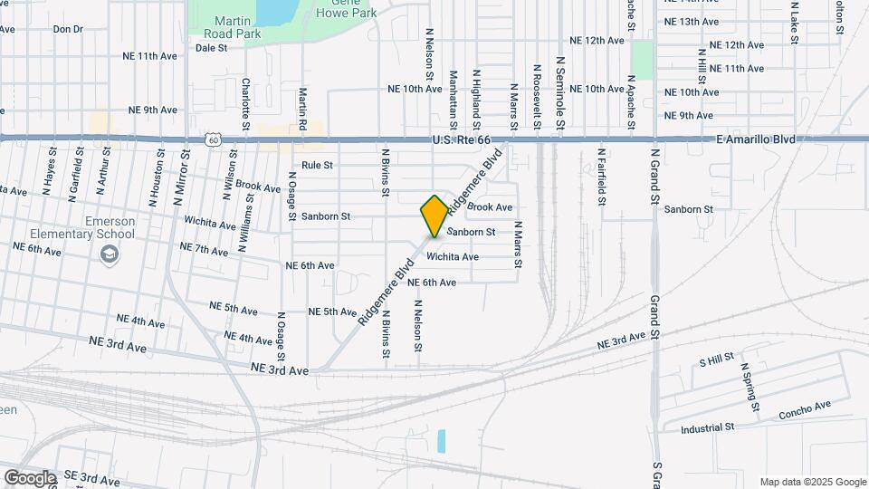 2706 Ridgemere Blvd Map and Location Details
