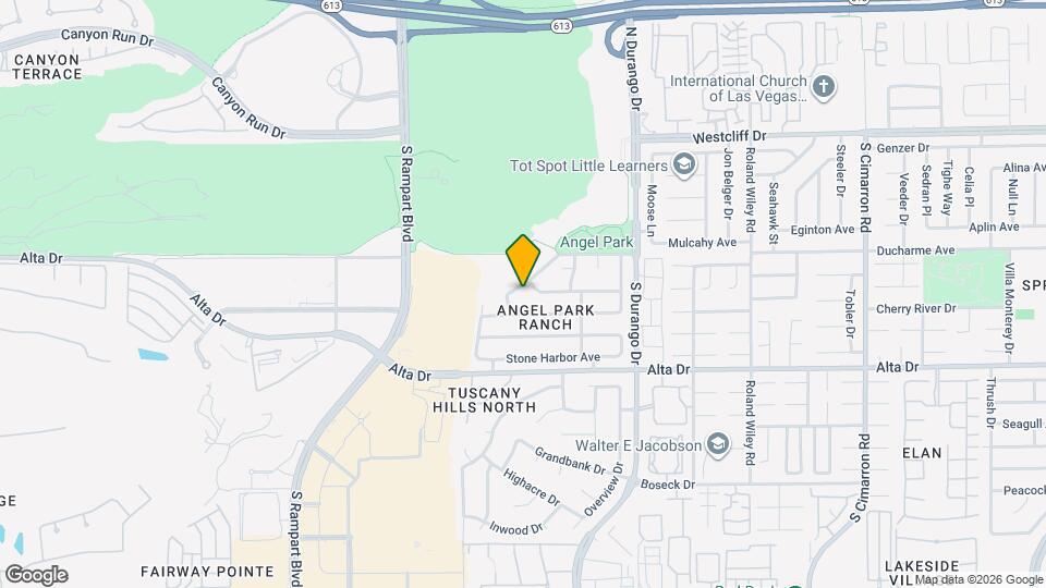 8625 Desert Bird Dr Map and Location Details