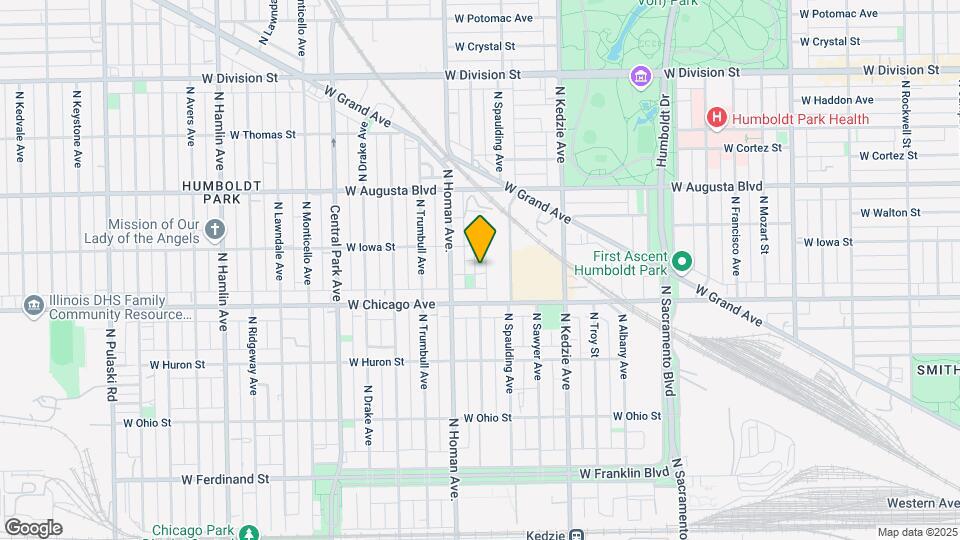 834 N Christiana Ave Mapa y Detalles de la Ubicación