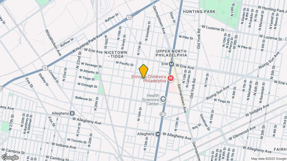 3526 N 16th St Map and Location Details