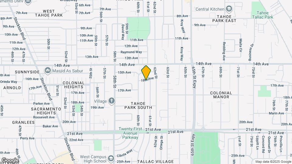 4101 Cabrillo Way Map and Location Details