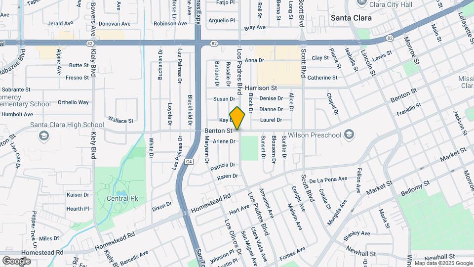 1090 Los Padres Blvd Map and Location Details