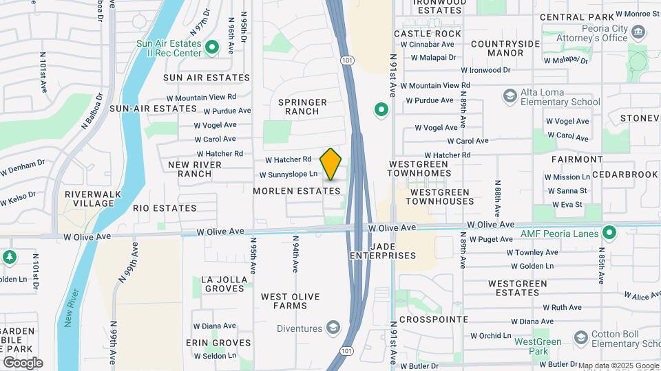 9283 W Mission Ln Mapa y Detalles de la Ubicación