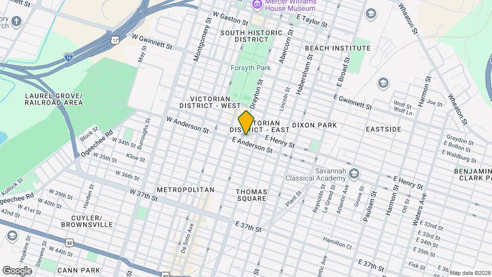 108 E Anderson St Map and Location Details