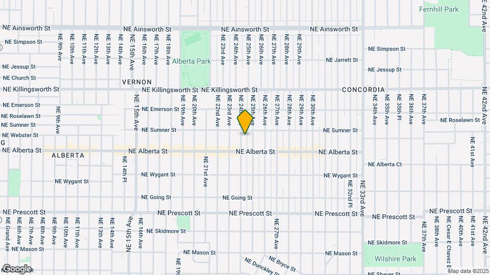 5110 NE 24th Ave Mapa y Detalles de la Ubicación