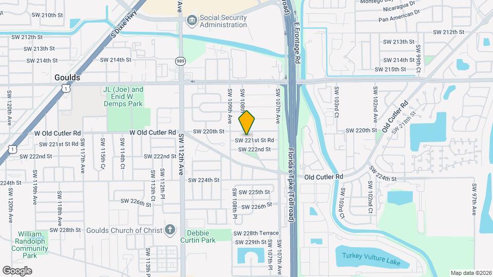 10825 SW 221st St Rd Mapa y Detalles de la Ubicación