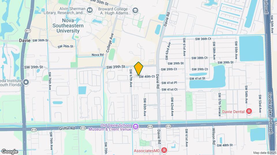6612 SW 41st St Map and Location Details