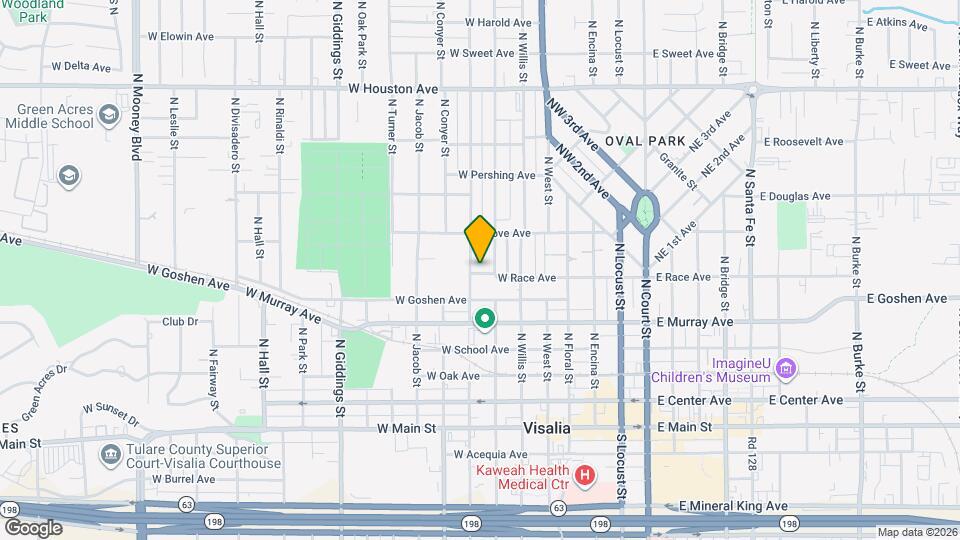 718-718 W Race Ave Map and Location Details