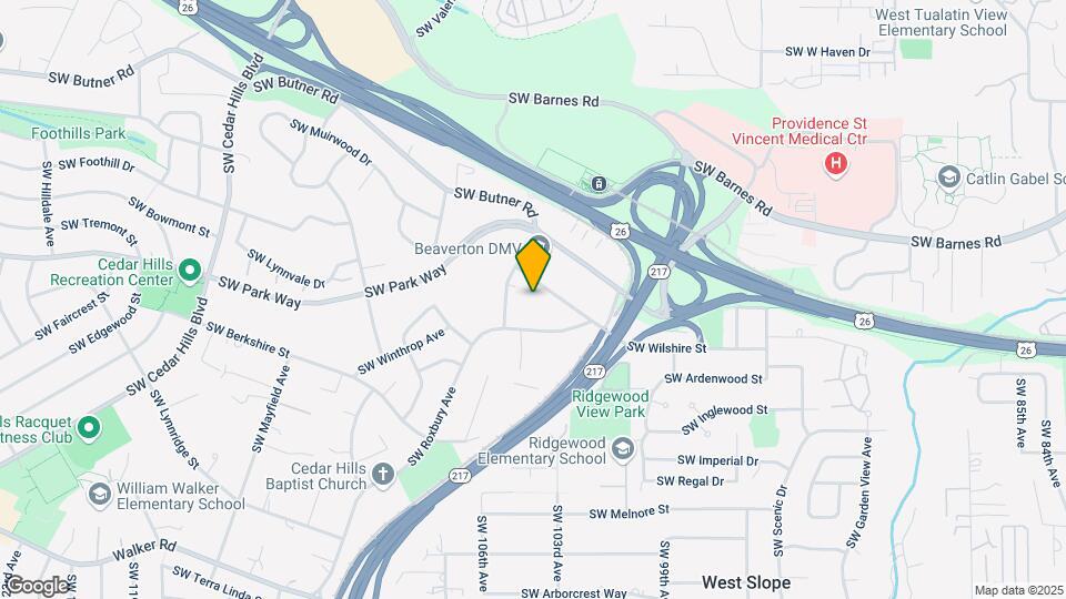 10357 SW Eastridge St Mapa y Detalles de la Ubicación