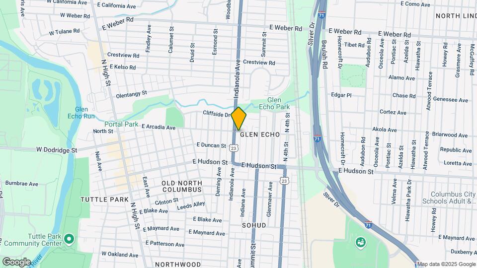 2636 Indianola Ave Mapa y Detalles de la Ubicación