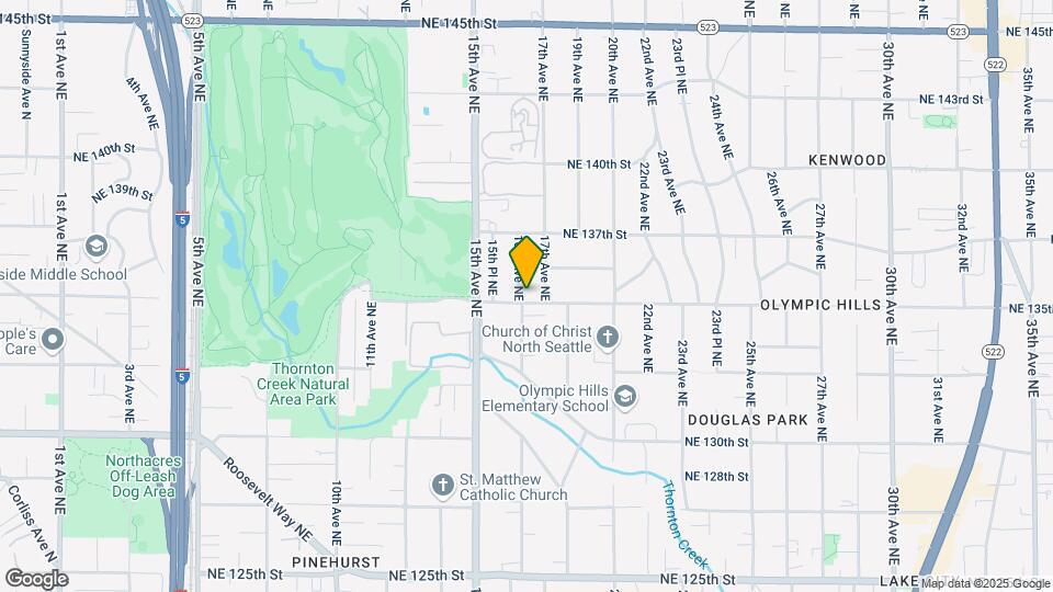 13504 16th Ave NE Map and Location Details