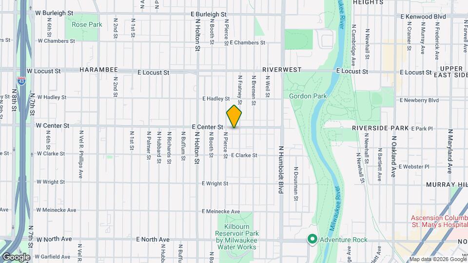 721 E Center St Map and Location Details