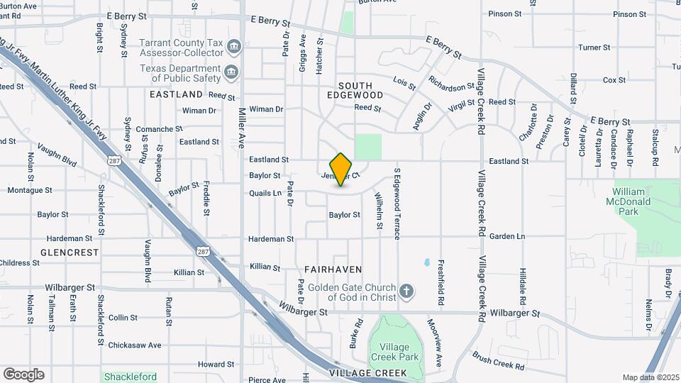 4413 Quails Ln Map and Location Details