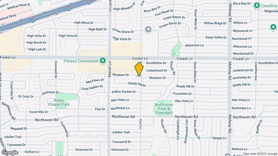 3784 Weeburn Dr Map and Location Details