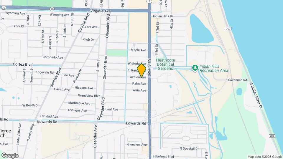 501 Azalea Ave Map and Location Details