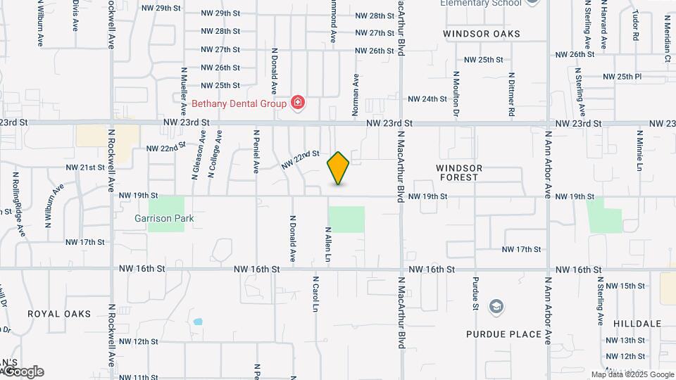 6205 NW 19th St Map and Location Details