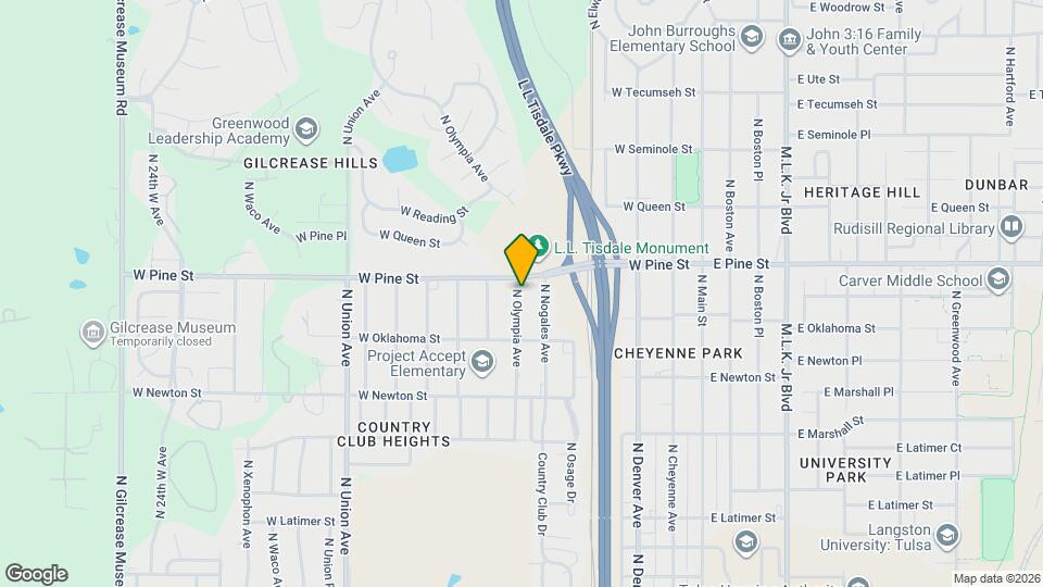 1439 N Olympia Ave Map and Location Details