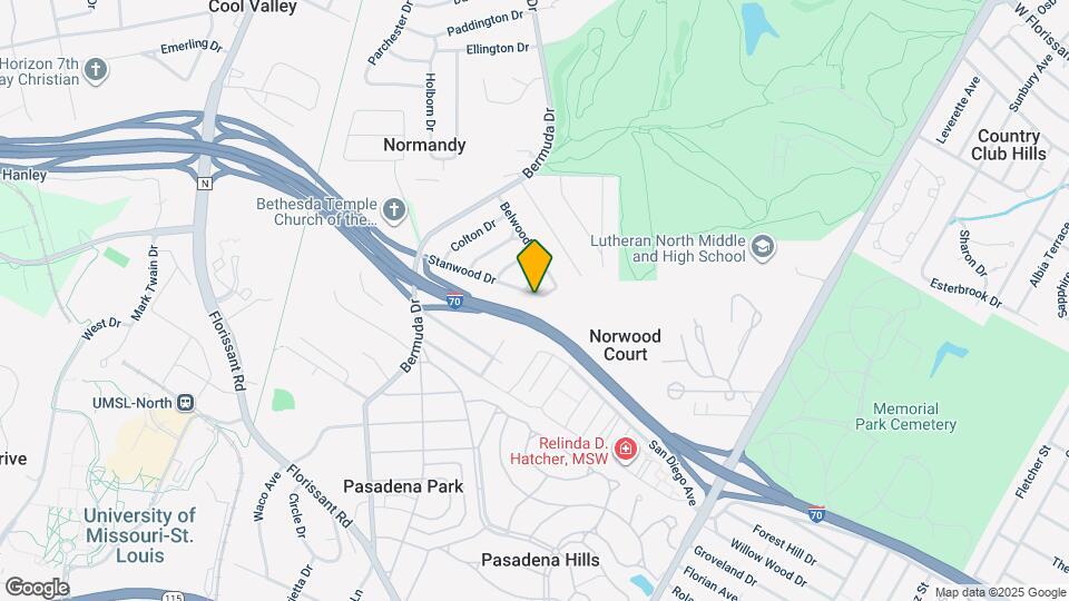 7504 Stanwood Dr Map and Location Details