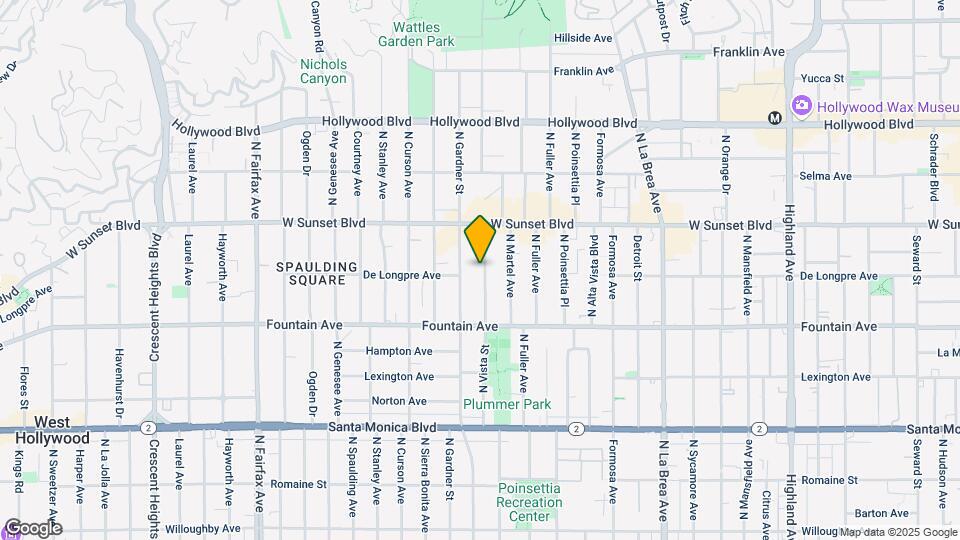 West Hollywood Vista Apartments Mapa y Detalles de la Ubicación