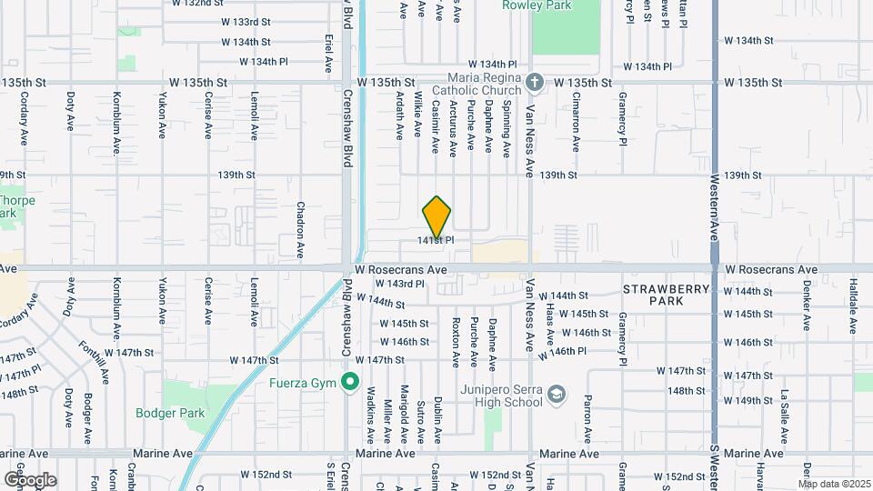 2620 W 141St Pl Map and Location Details