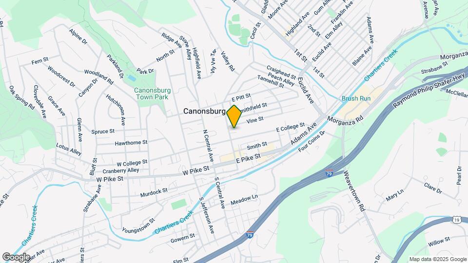 214 Greenside Ave Map and Location Details