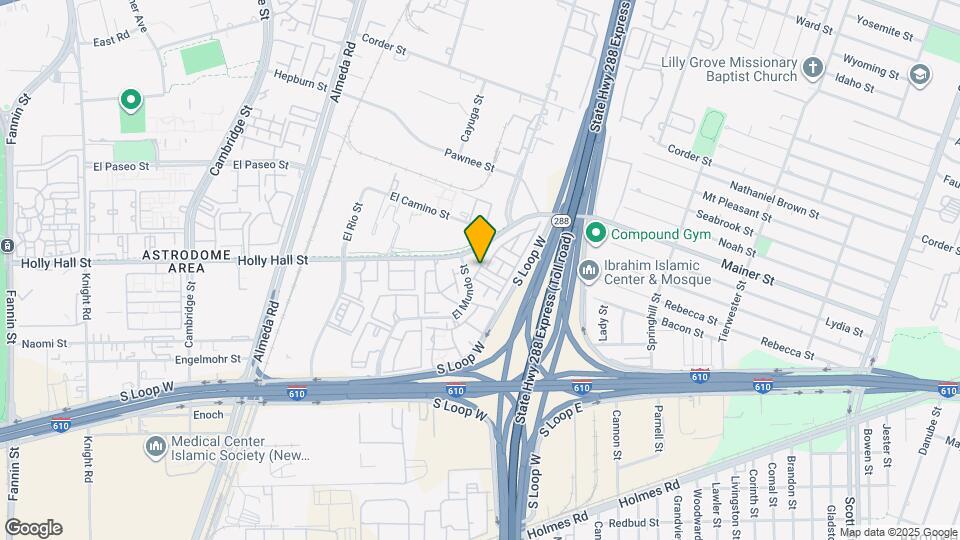 2860 Holly Hall St Map and Location Details